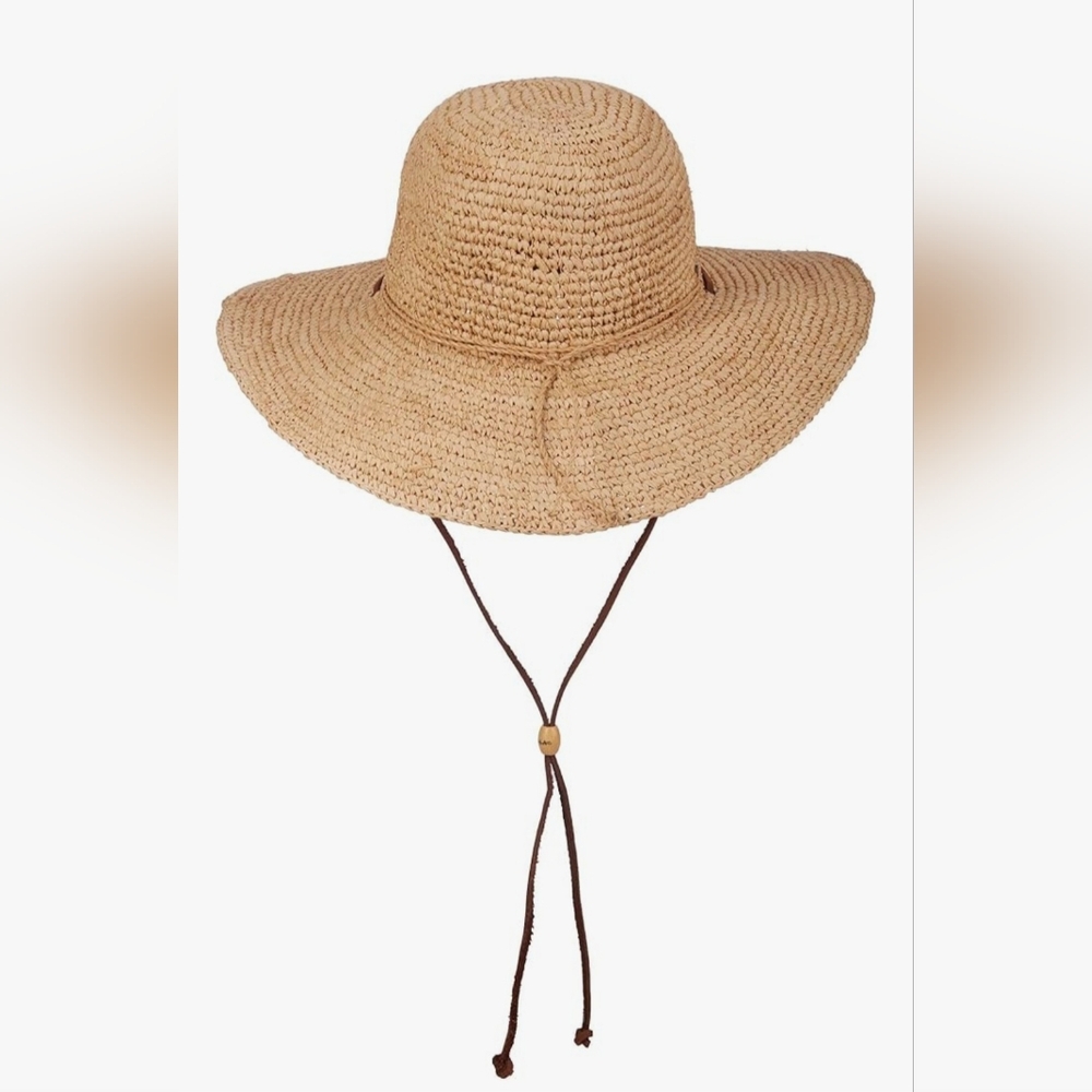 Scala Big Brim Natural Rafia Hat - Picture 4 of 11